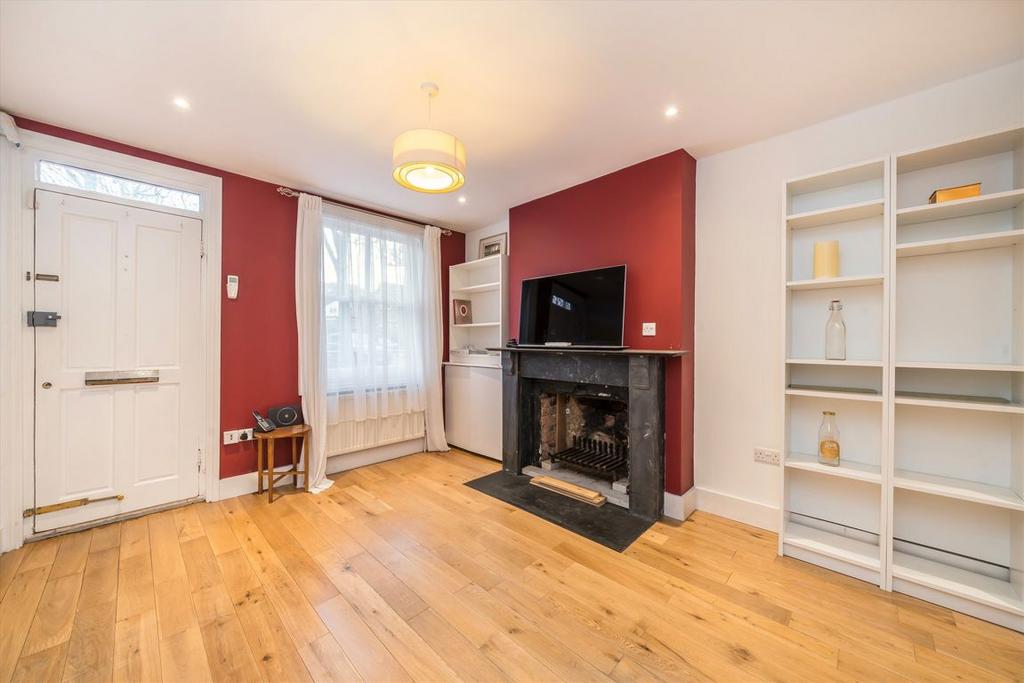 Living room, fireplace