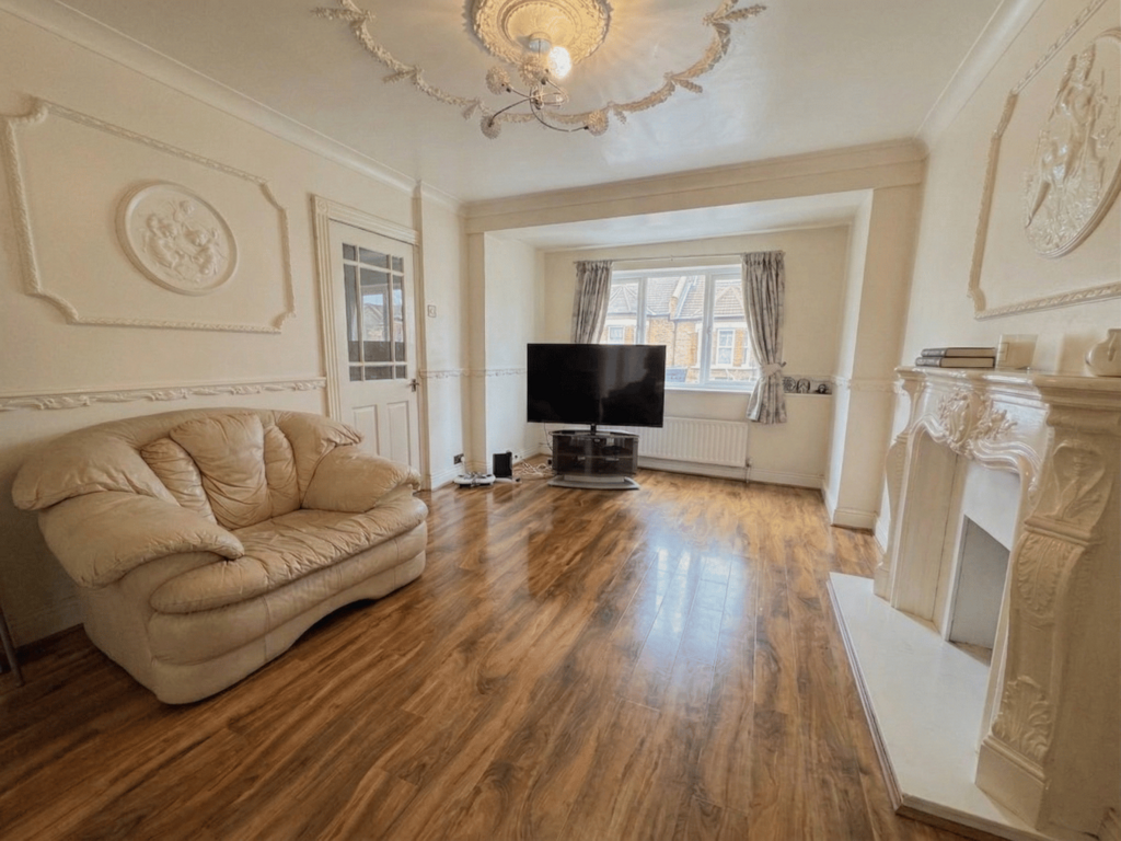 Living room, fireplace