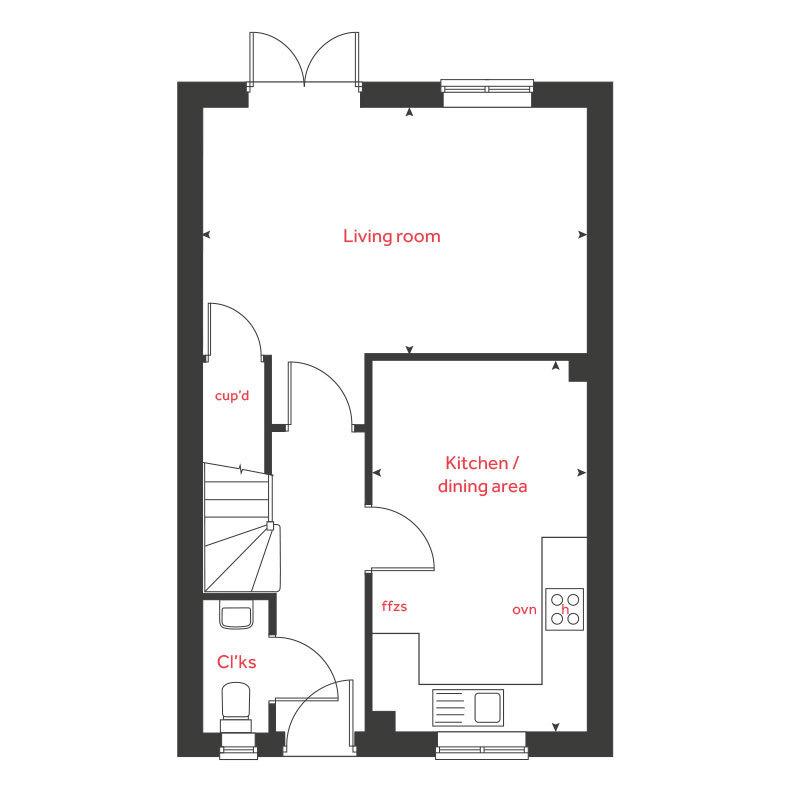 3 bedroom semi-detached house for sale - Floor Plan