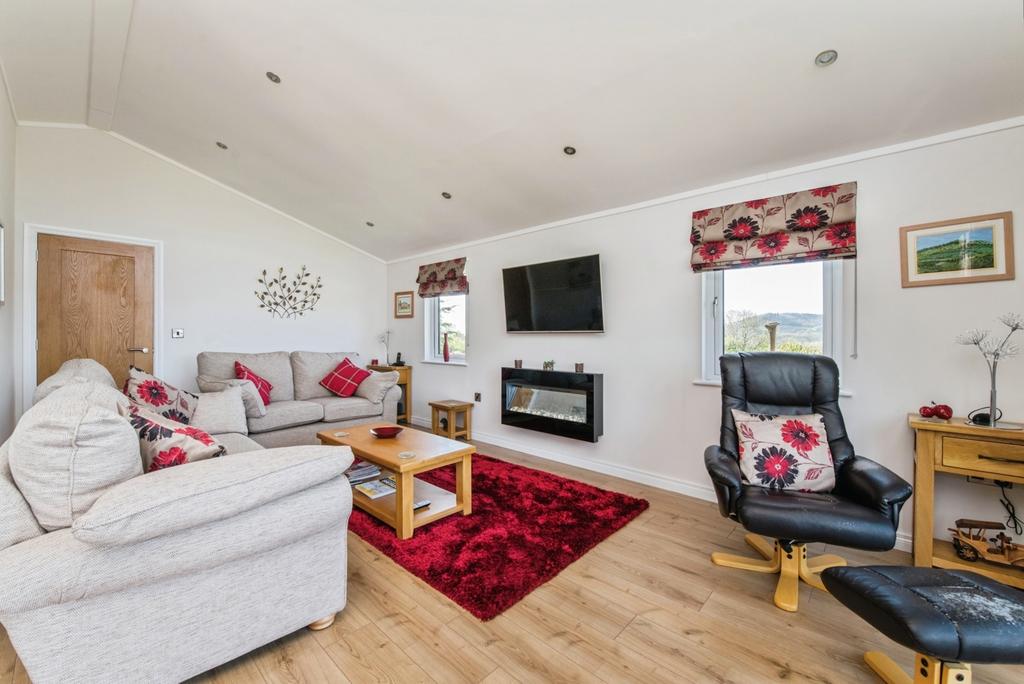 Living room, fireplace