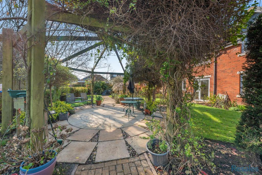 Patio view, garden