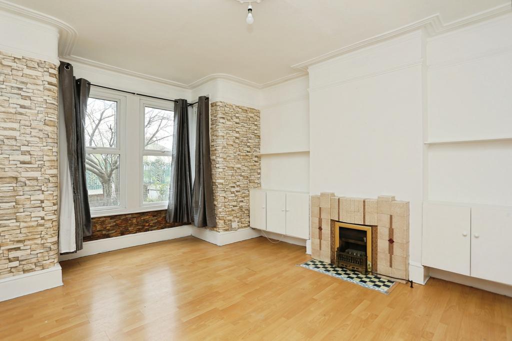 Living room, fireplace