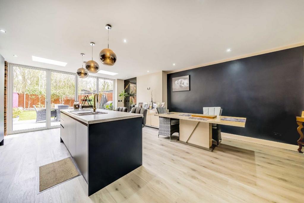 Open-plan living area, open plan living
