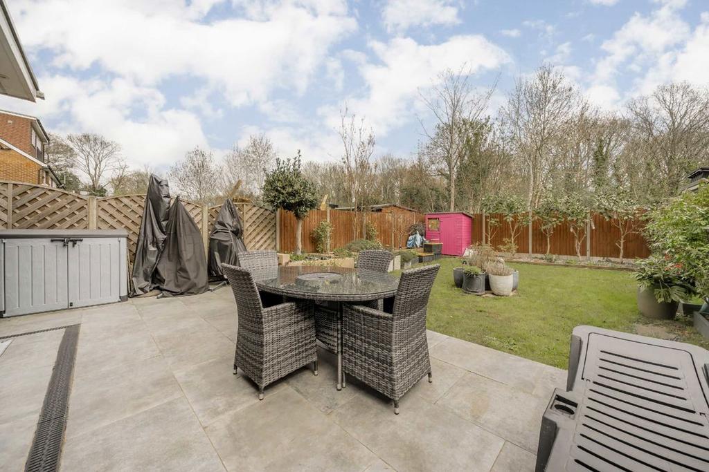 Patio view, garden