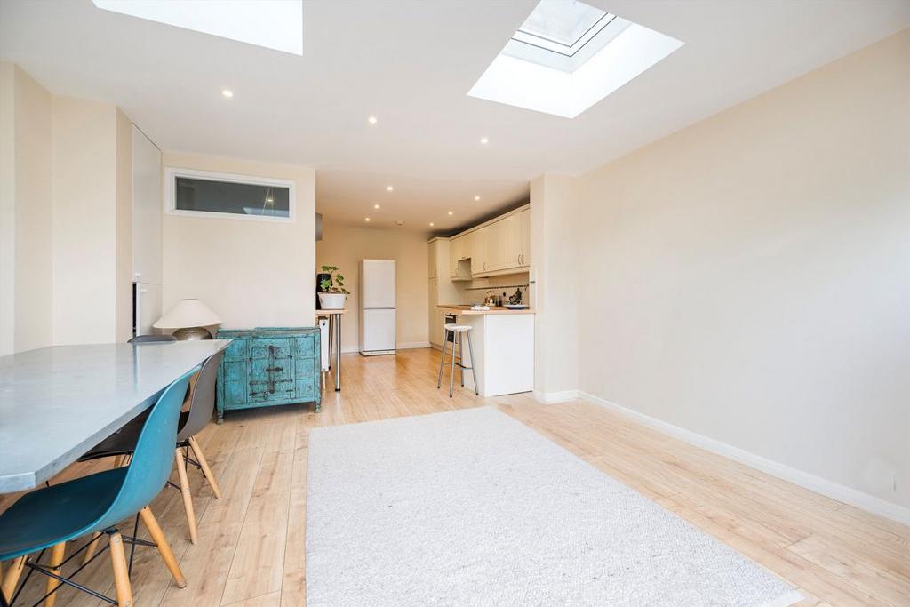 Open-plan living area, open plan living