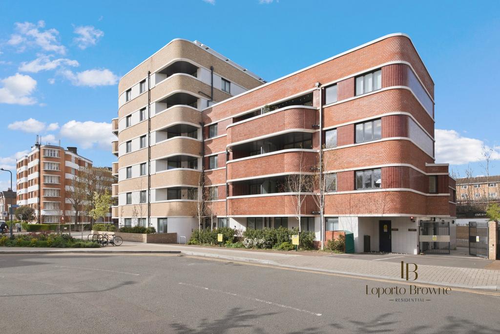 Apartment building facade, block of apartments