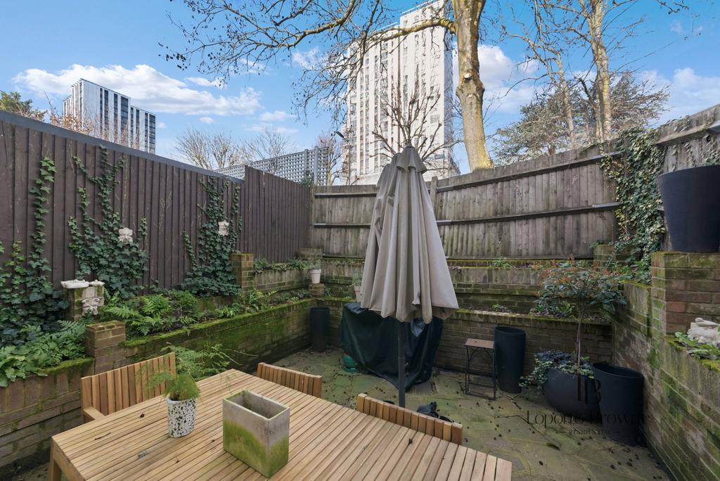 Patio view, garden