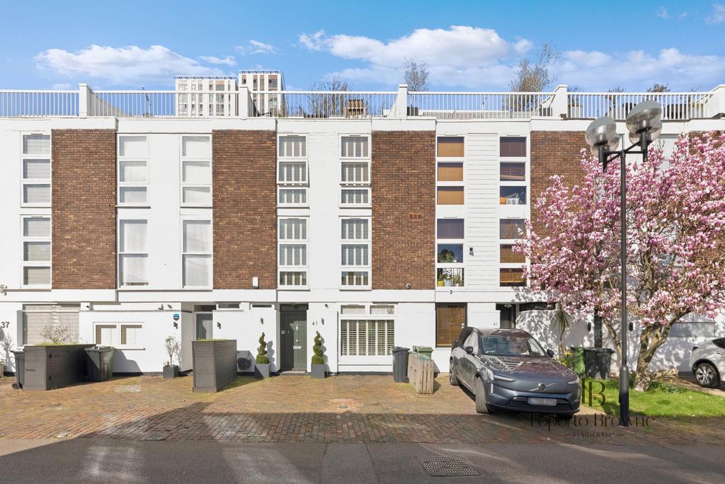 Apartment building facade, block of apartments