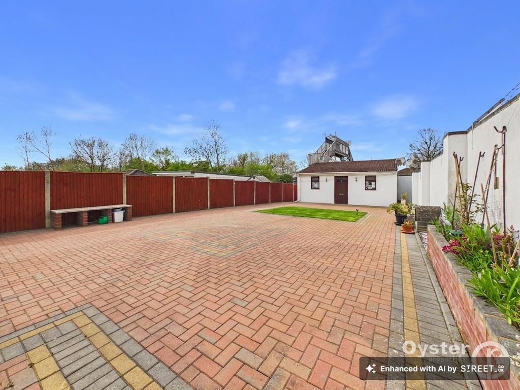 Private Paved Garden