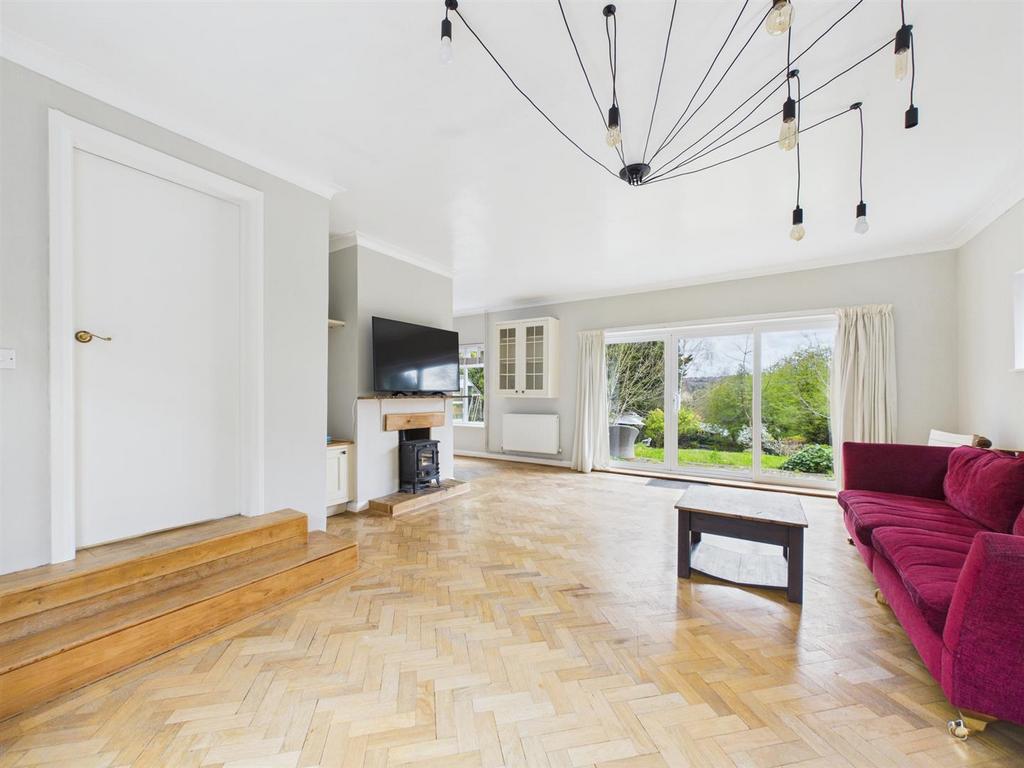 Open-plan living area, open plan living, fireplace