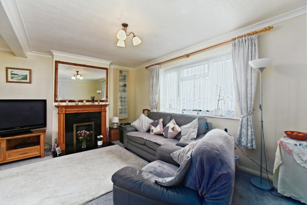 Living room, fireplace