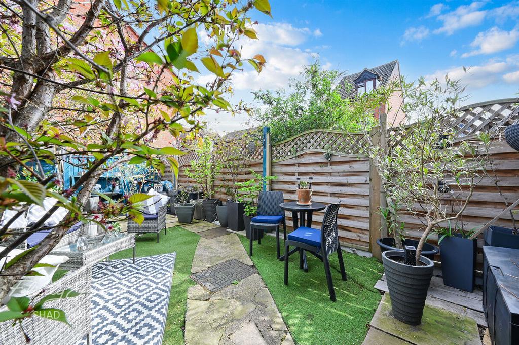 Patio view, garden