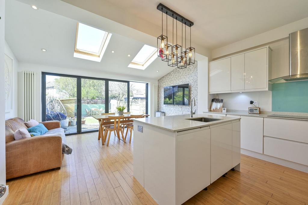 Open-plan living area, open plan living