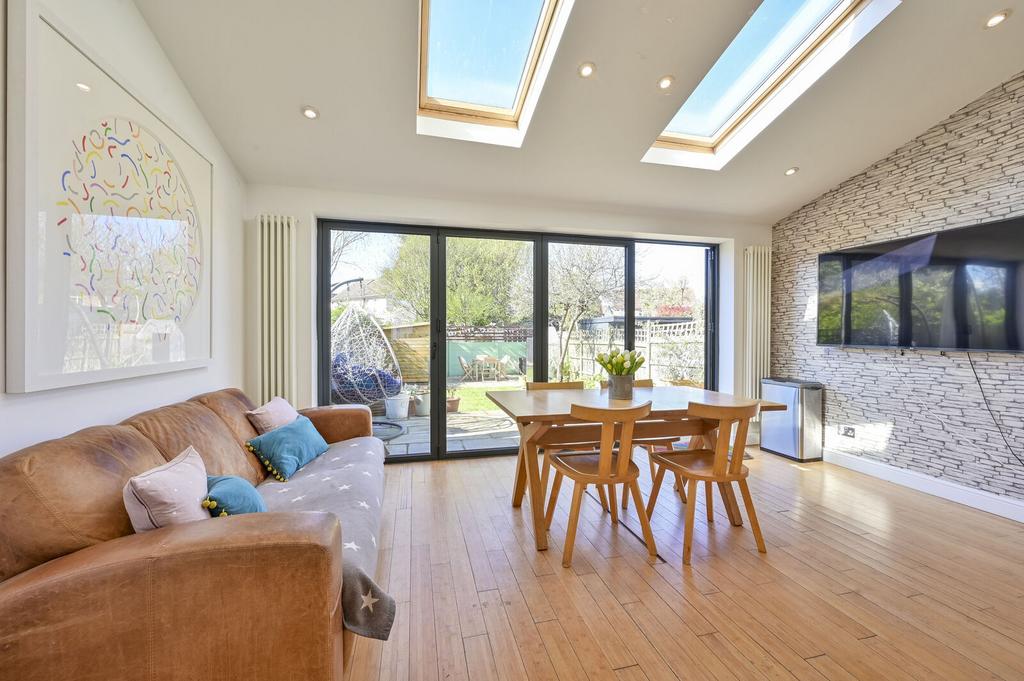 Open-plan living area, open plan living