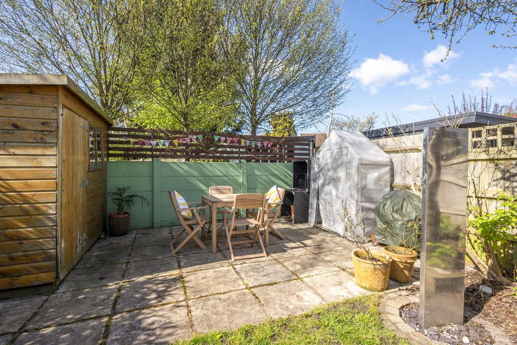 Patio view, garden