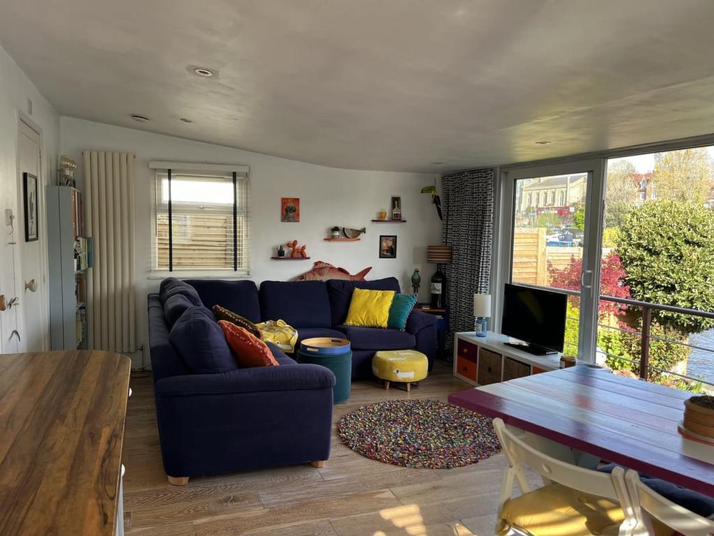 Open-plan living area, open plan living
