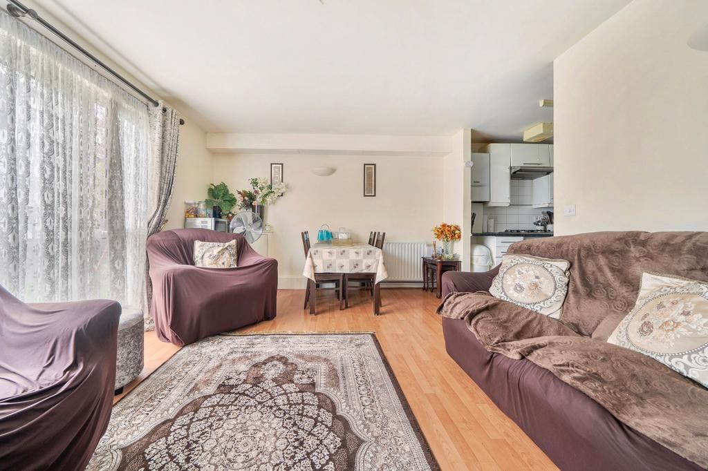 Open-plan living area, open plan living