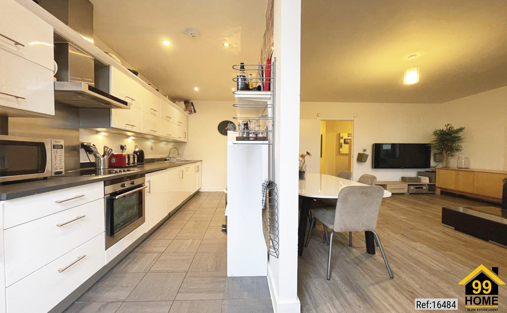 Open-plan living area