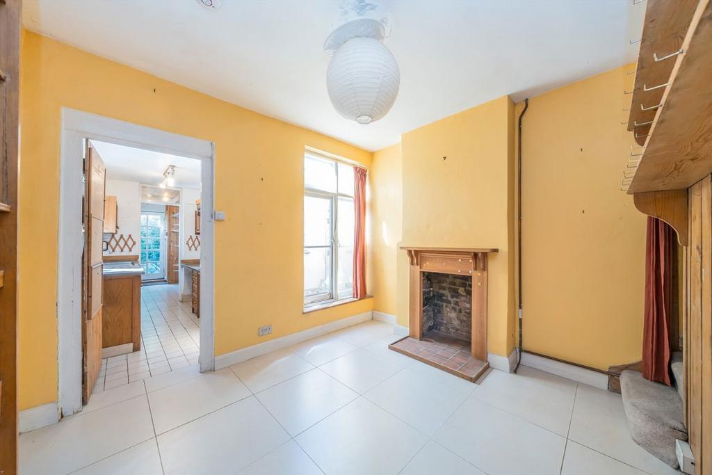 Living room, fireplace