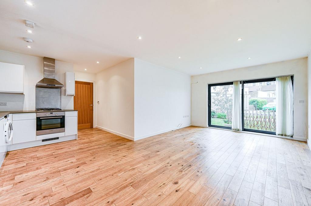 Open-plan living area, open plan living