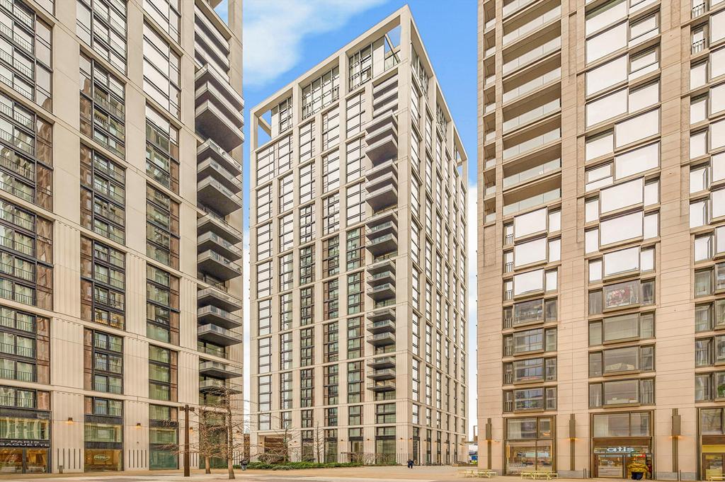Apartment building facade, block of apartments