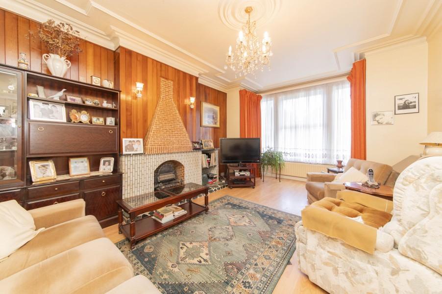 Living room, fireplace