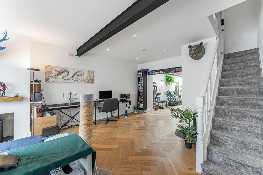 Open-plan living area, open plan living