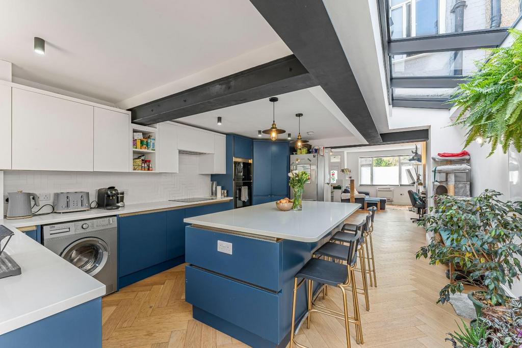 Open-plan living area, open plan living