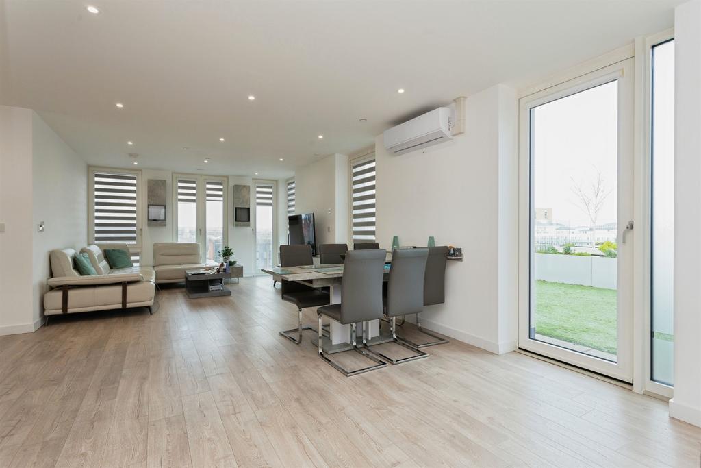 Open-plan living area