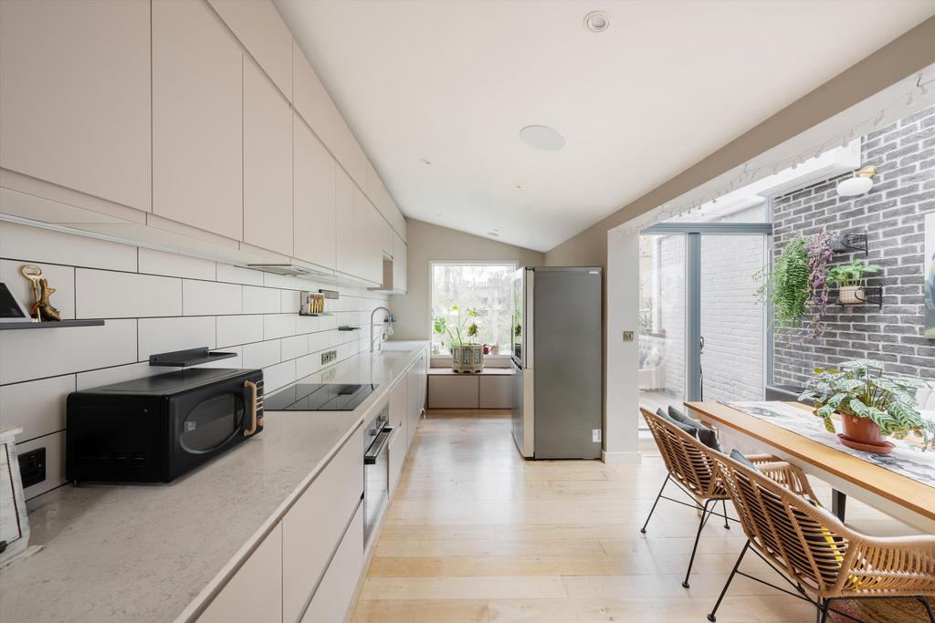 Kitchen, open plan living