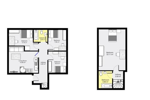 4 bedroom flat to rent, Gresham Street, Lincoln LN1