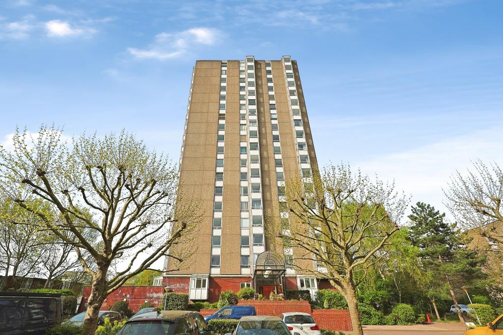 Apartment building facade, block of apartments