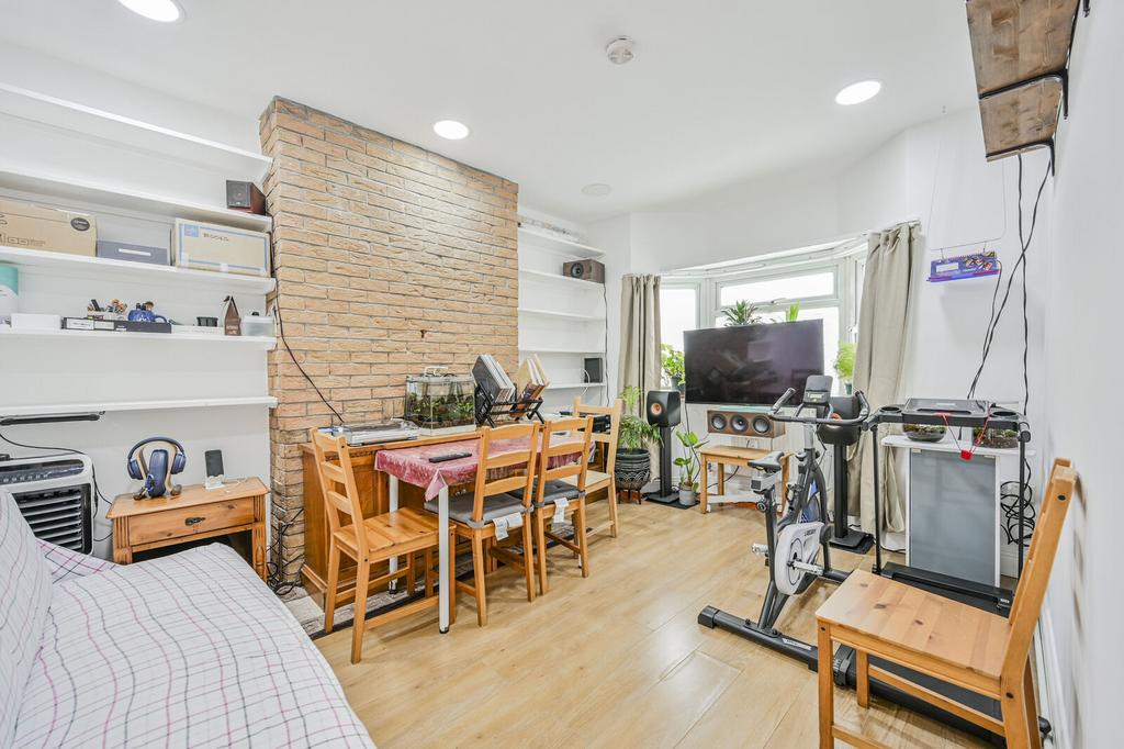 Open-plan living area, open plan living