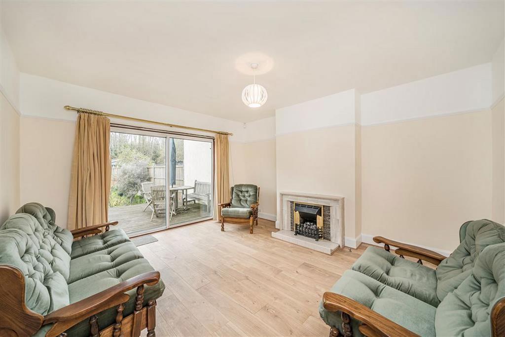 Living room, fireplace