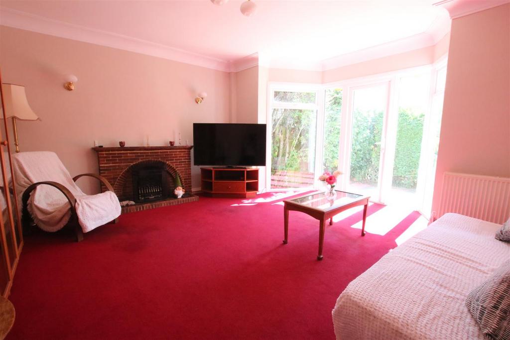Living room, fireplace