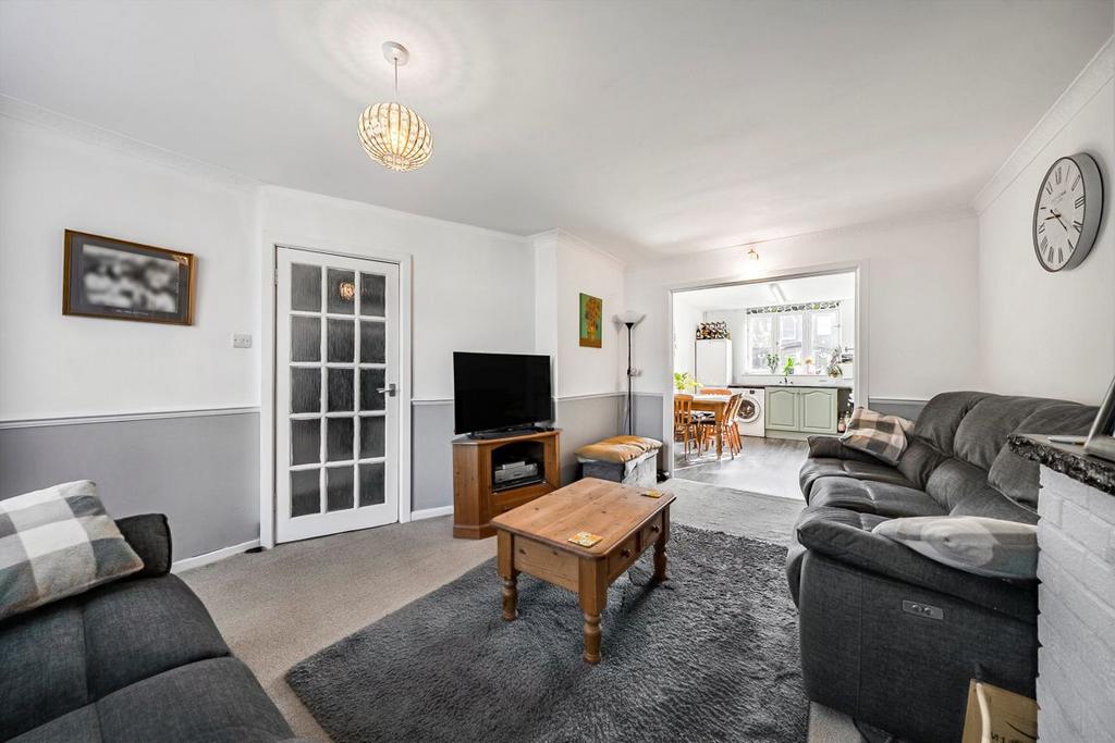 Open-plan living area, open plan living