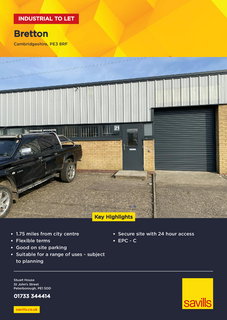 Warehouse to rent, Wulfric Sq Peterborough PE3 8RF