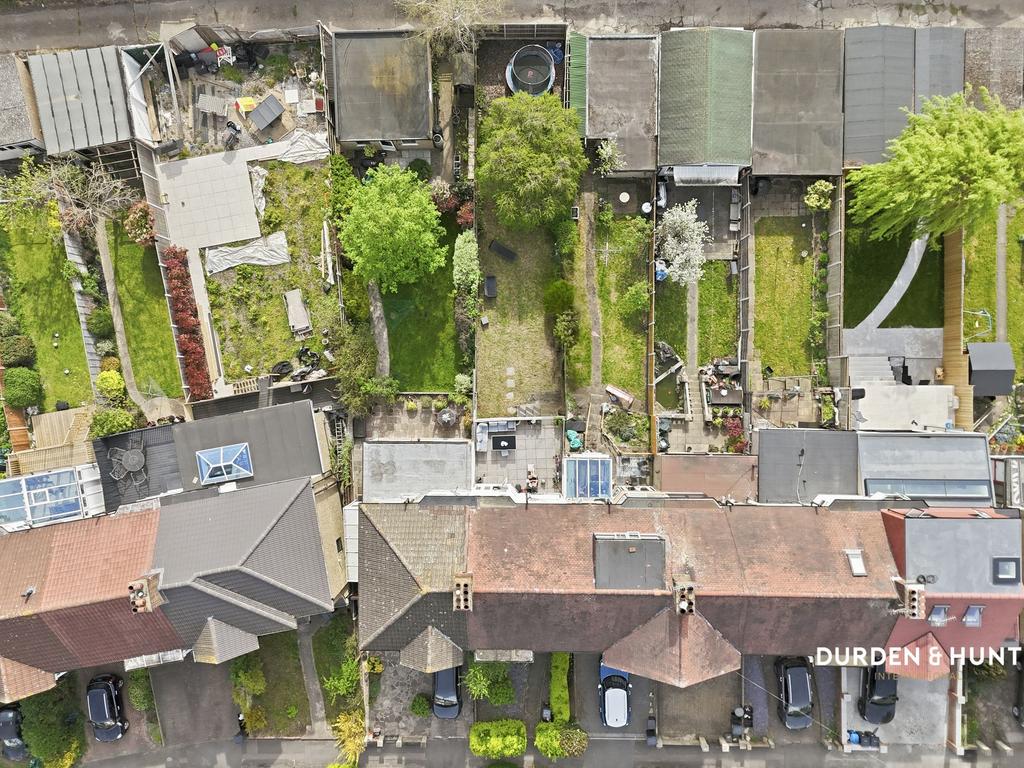 Aerial view, land