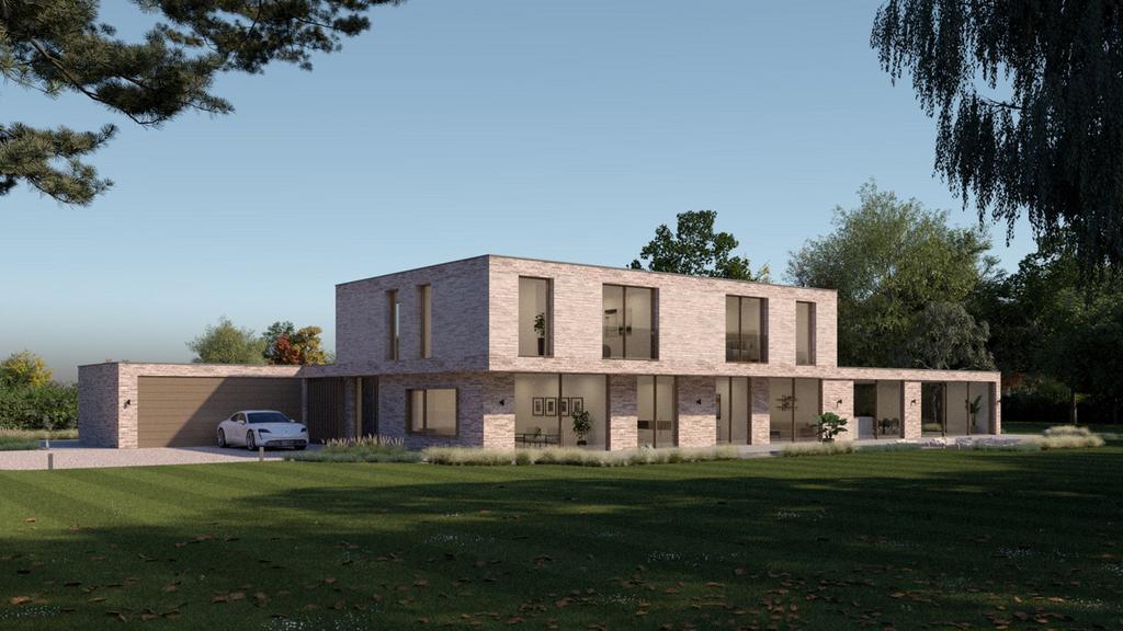 House exterior, garden