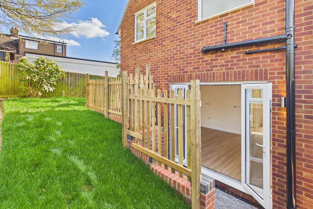 Private enclosed rear garden and patio