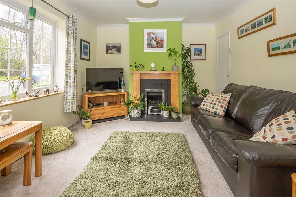 Living room, fireplace