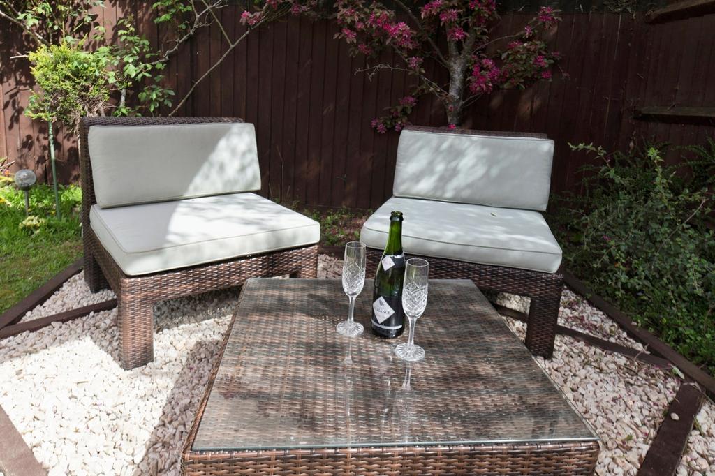 Patio view, garden