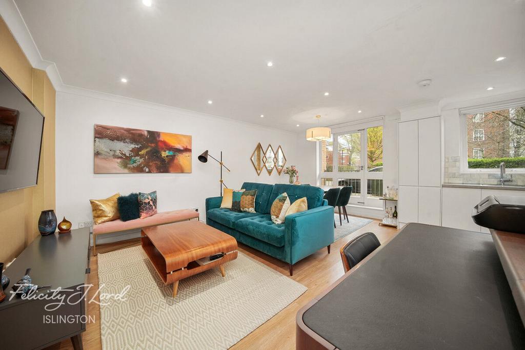 Open-plan living area, open plan living
