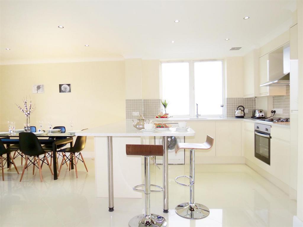 Kitchen, open plan living