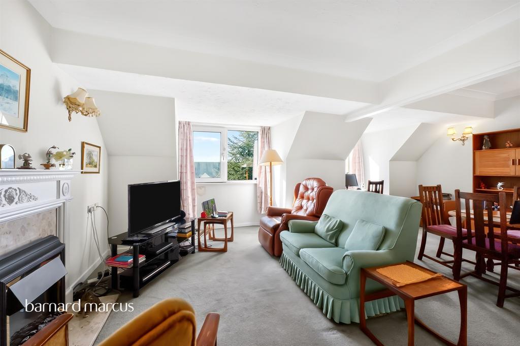Living room, fireplace
