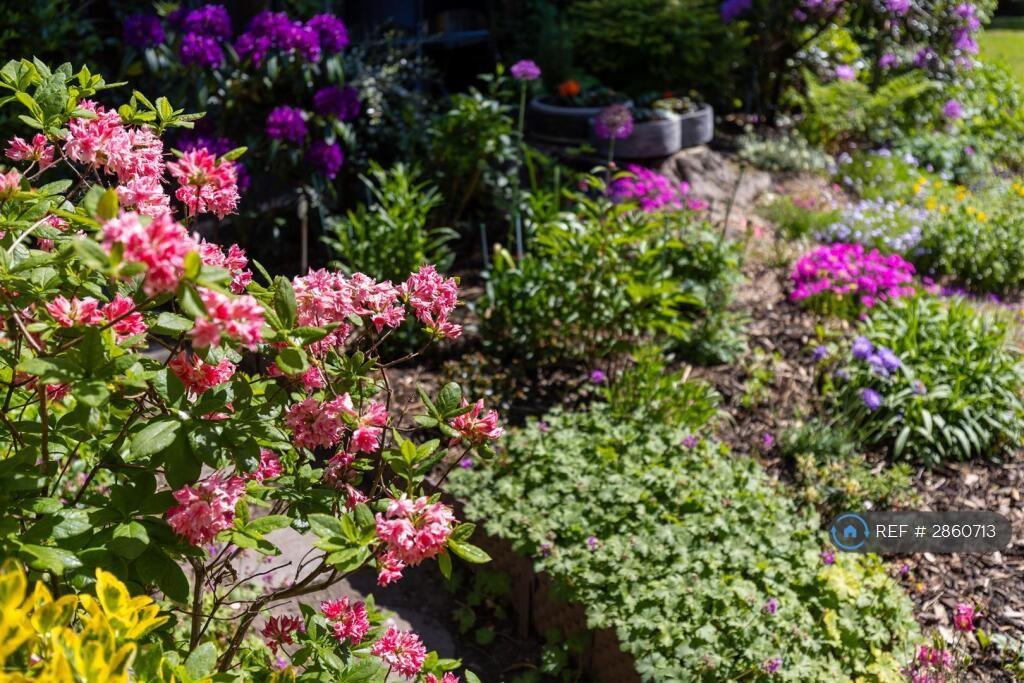 Close To Nature. Gardens Surrounding The Building