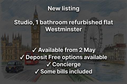 Studio to rent, Edgware Road