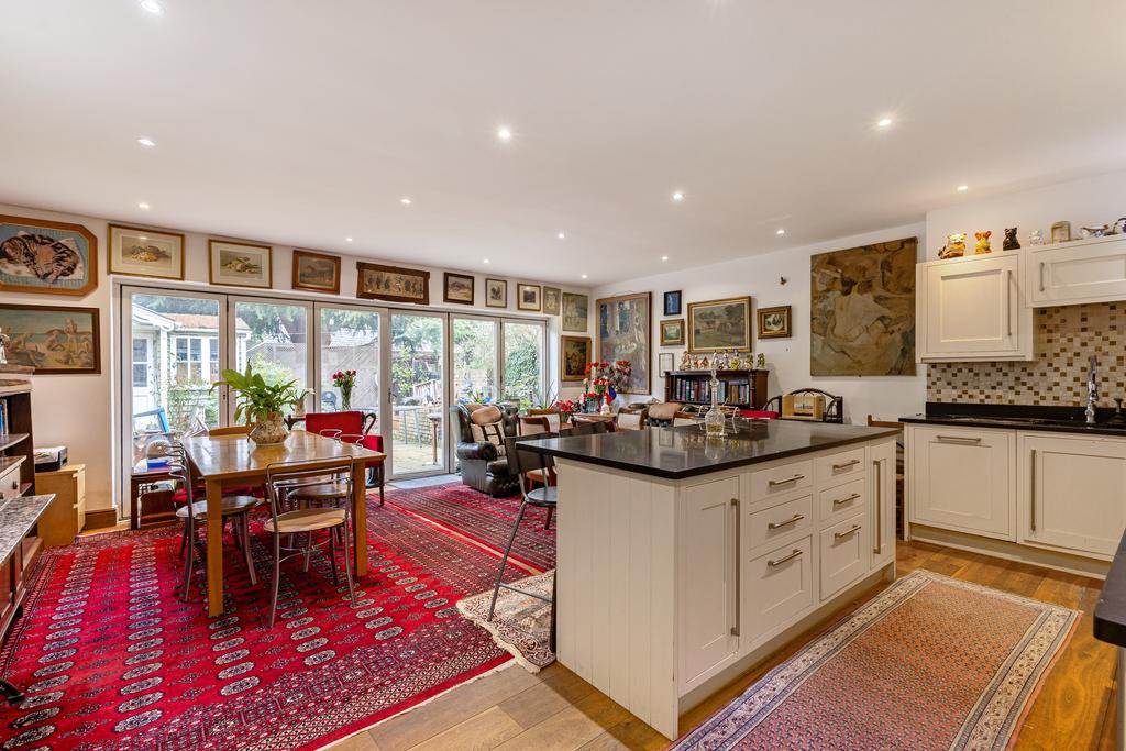 Open-plan living area, open plan living