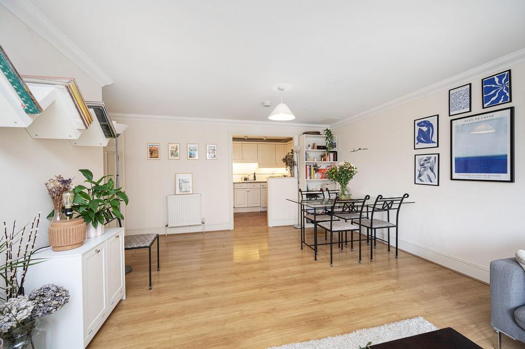 Open-plan living area, open plan living