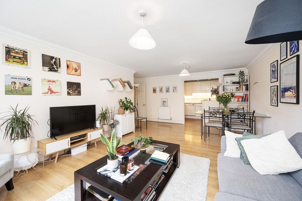 Open-plan living area, open plan living